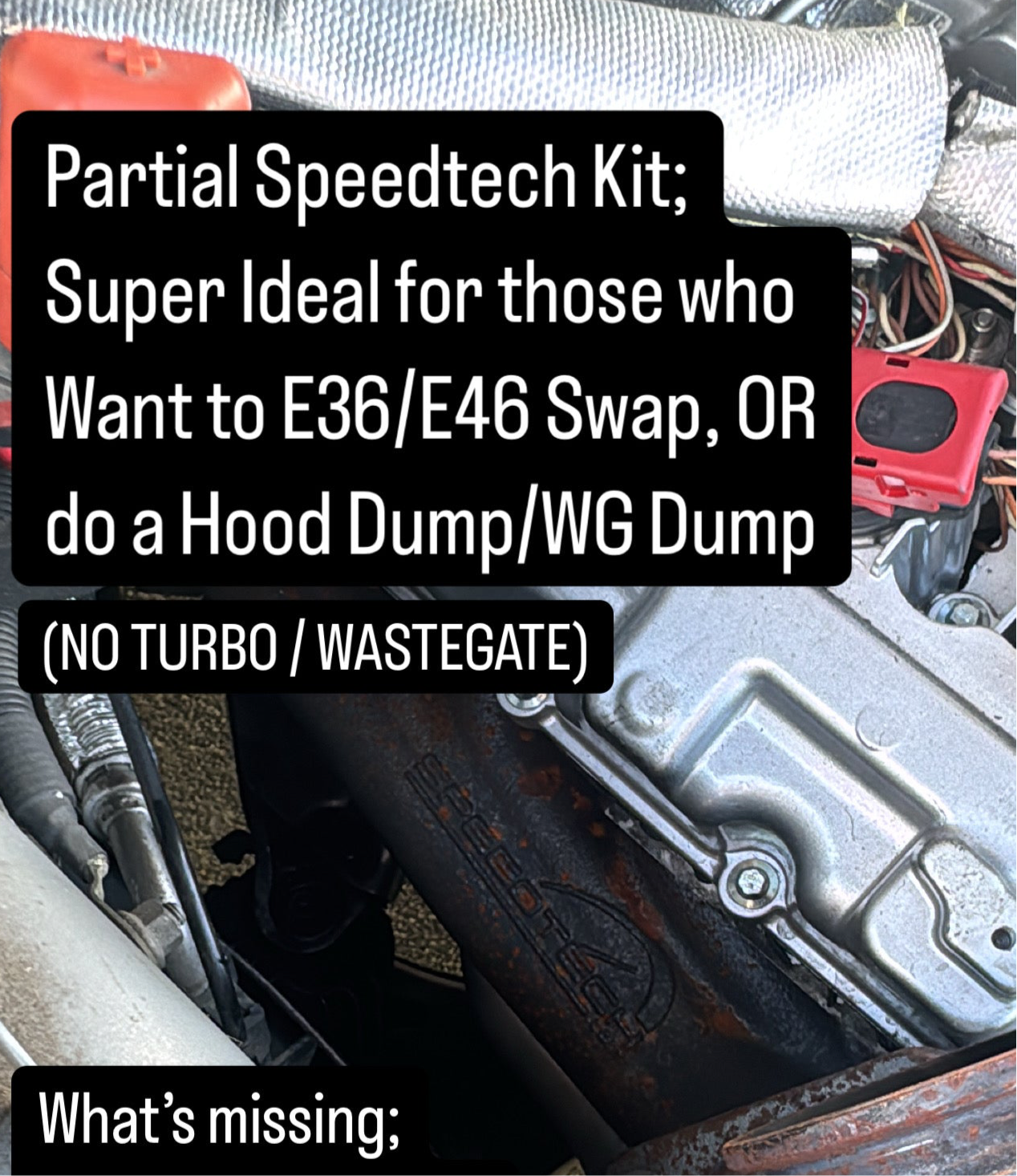 USED - Half of N54 SpeedTech Kit