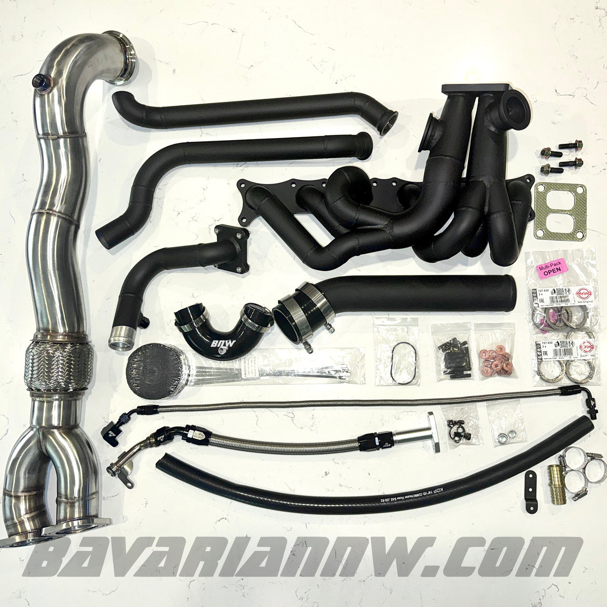 BNW | N54 - Single Turbo Kit (1100HP - Twin Scroll Divided T4)