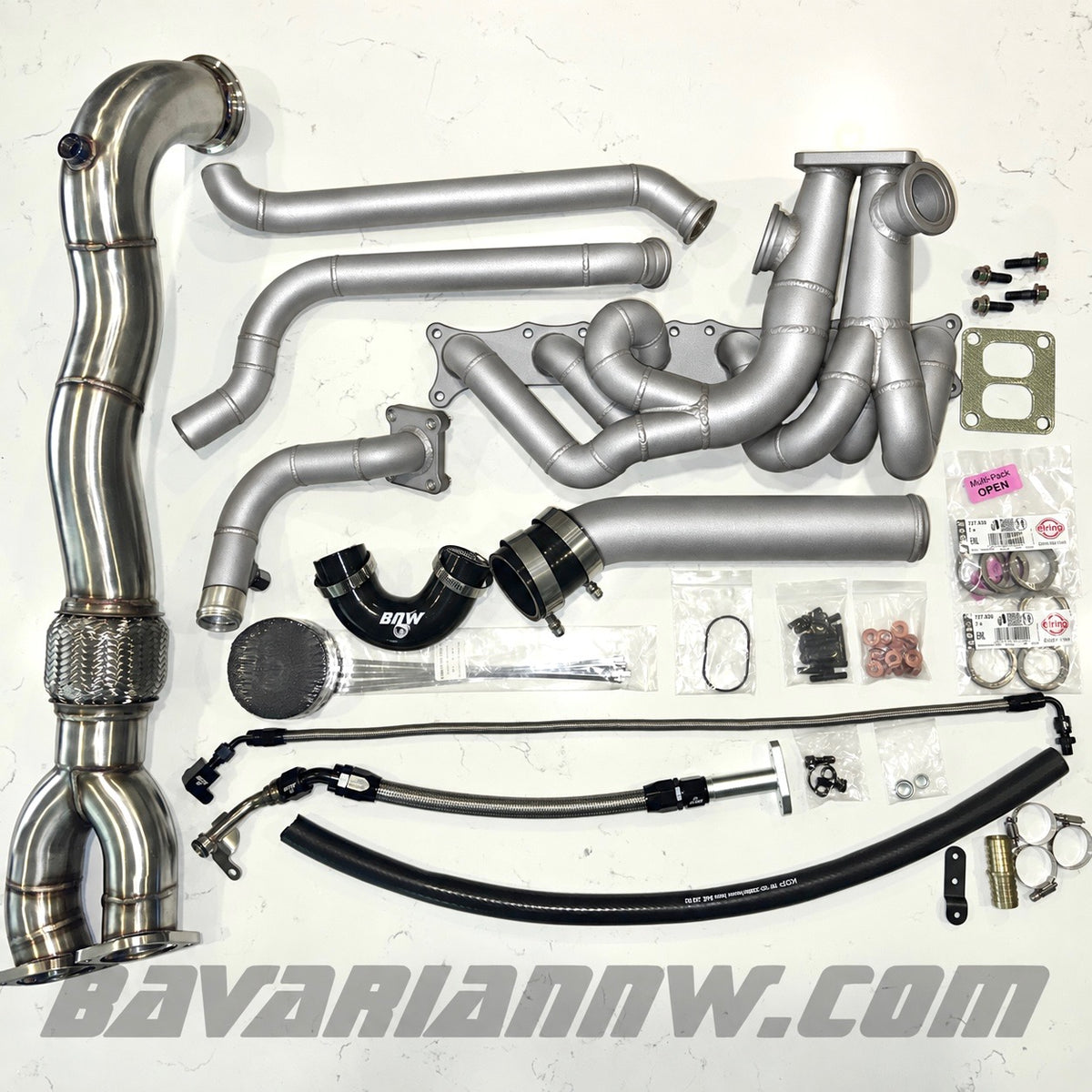 BNW | N54 - Single Turbo Kit (1100HP - Twin Scroll Divided T4)